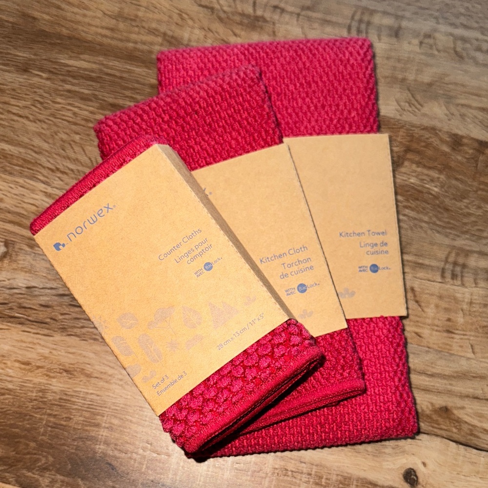 Norwex Cranberry Set